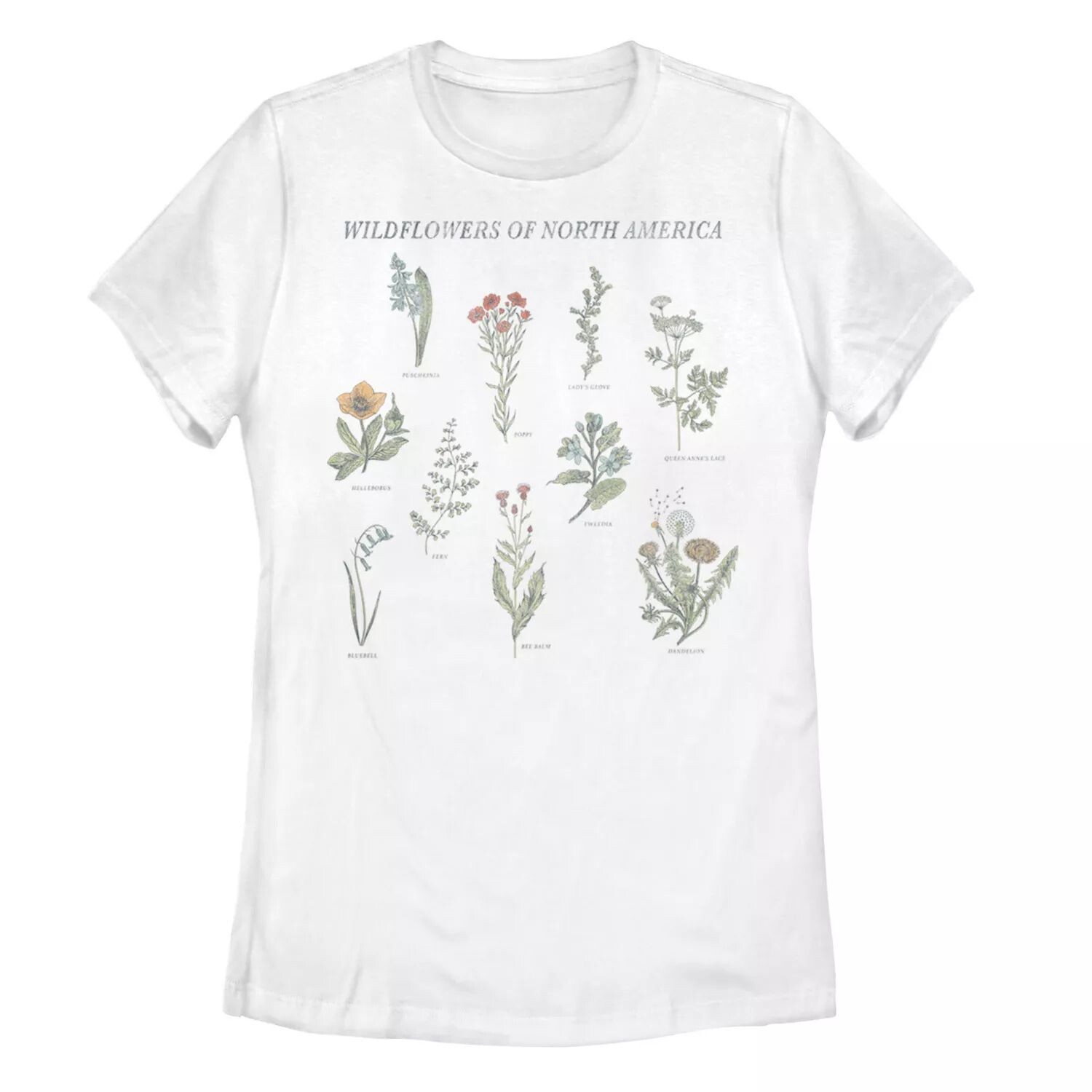 

Футболка для юниоров Wildflowers Of North America Licensed Character