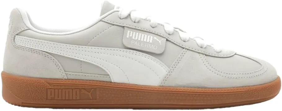 Мужские кроссовки Puma Palermo, белый/светло-серый/золотой — фото 2