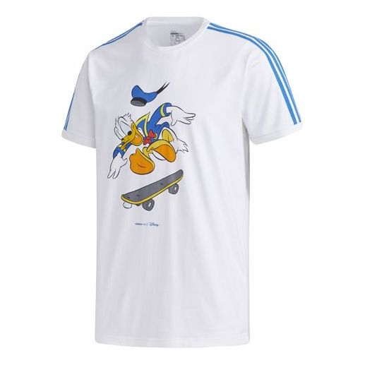 

Футболка adidas neo U Dsny dd Tee Donald Duck Casual Round Neck Short Sleeve White, белый