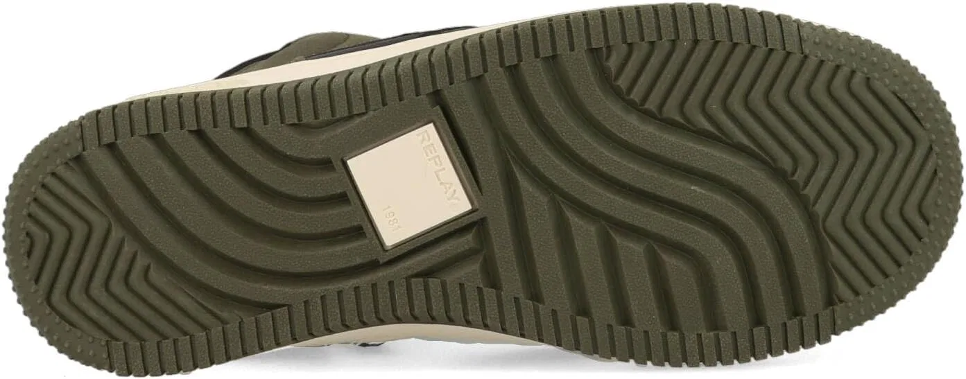 Кроссовки Replay Epic JR Mid Boy 4 JZ430019S-3269 Black/Green-32 — фото 4