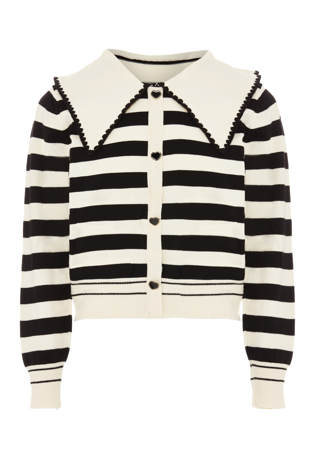 

Толстовка NAEMI Cardigan, белый черный
