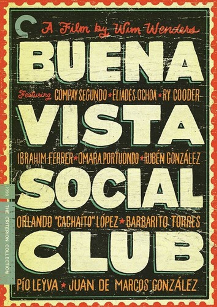 

Диск DVD Buena Vista Social Club [1999] [Criterion]