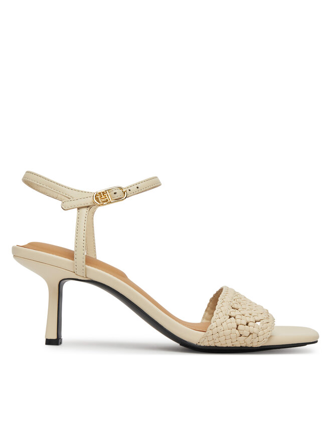 Сандалии Crochet Lthr Kitten Sandal Fw0Fw08587 Tommy Hilfiger, бежевый