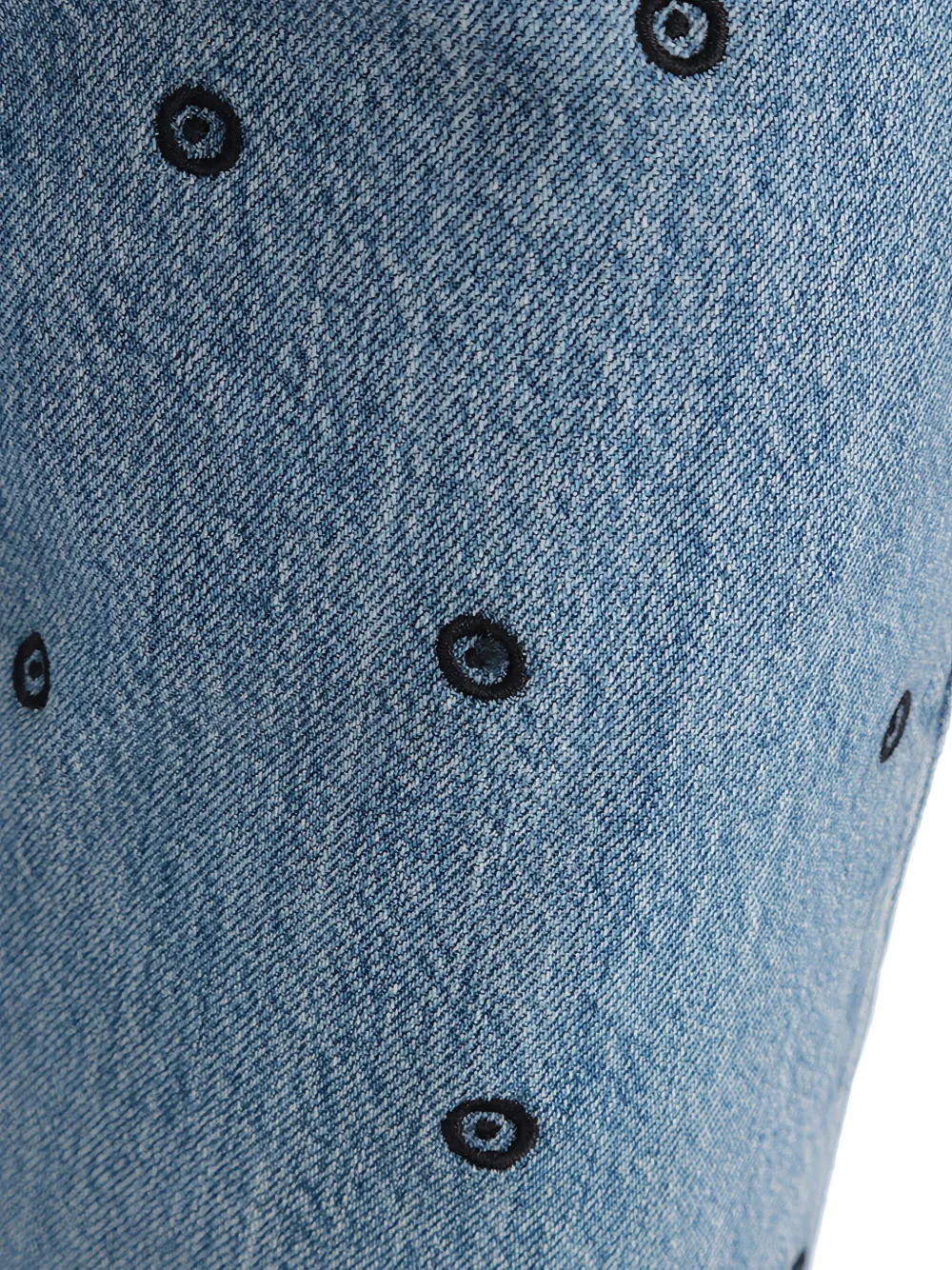 Джинсы Corso Como с вышивкой из коллаборации с 10 шт Levi's, синий — фото 3