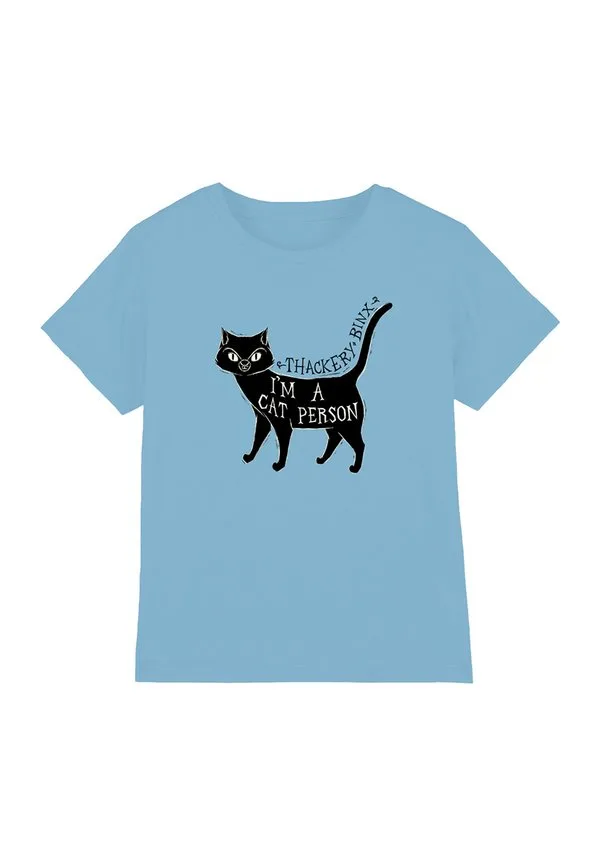 Футболка с принтом "hocus pocus thackery binx i'm a cat person" Disney, Light Blue