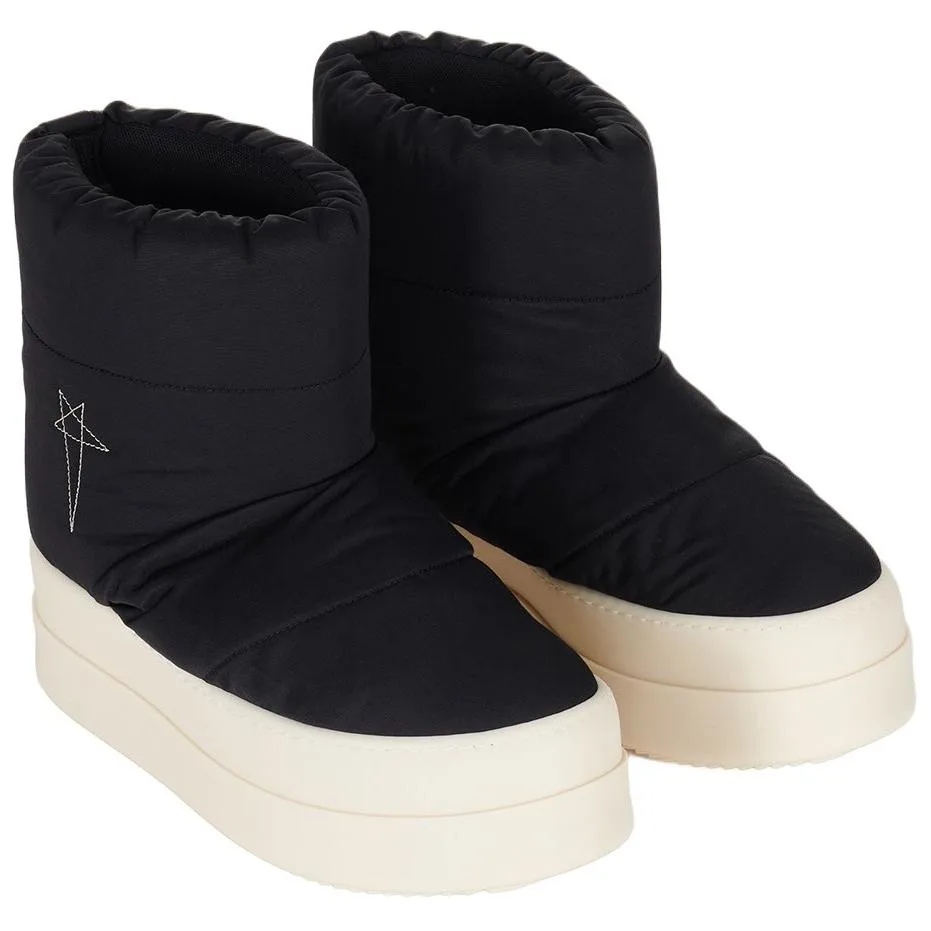 Rick Owens DRKSHDW Мужские абстрактные зимние ботинки black — фото 4