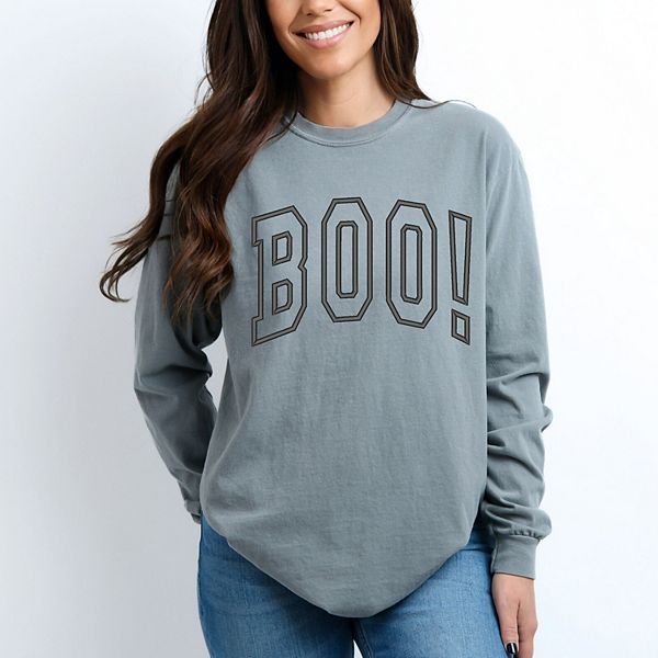

Вышитая футболка boo с длинным рукавом Simply Sage Market, Grey, Серый, Вышитая футболка boo с длинным рукавом Simply Sage Market, Grey