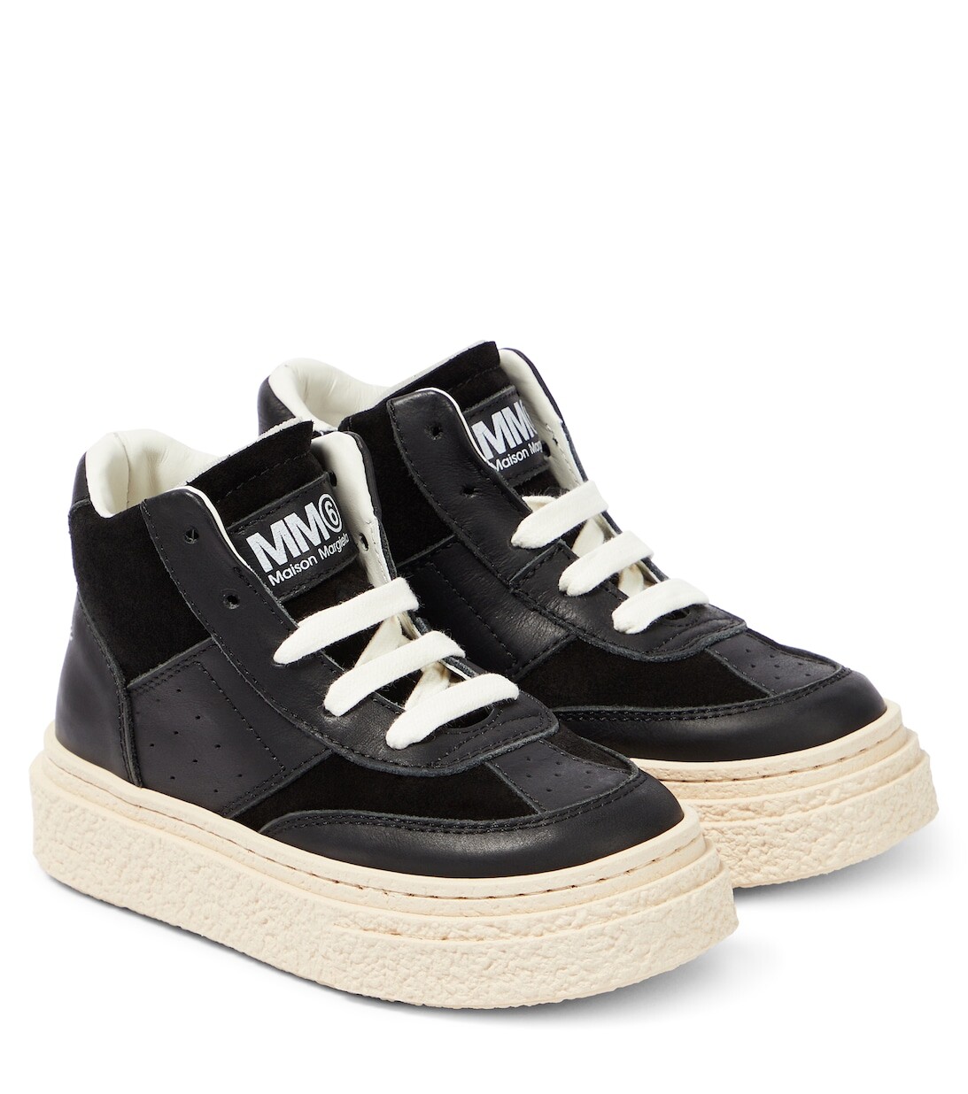 

Замшевые кроссовки MM6 Maison Margiela, черный
