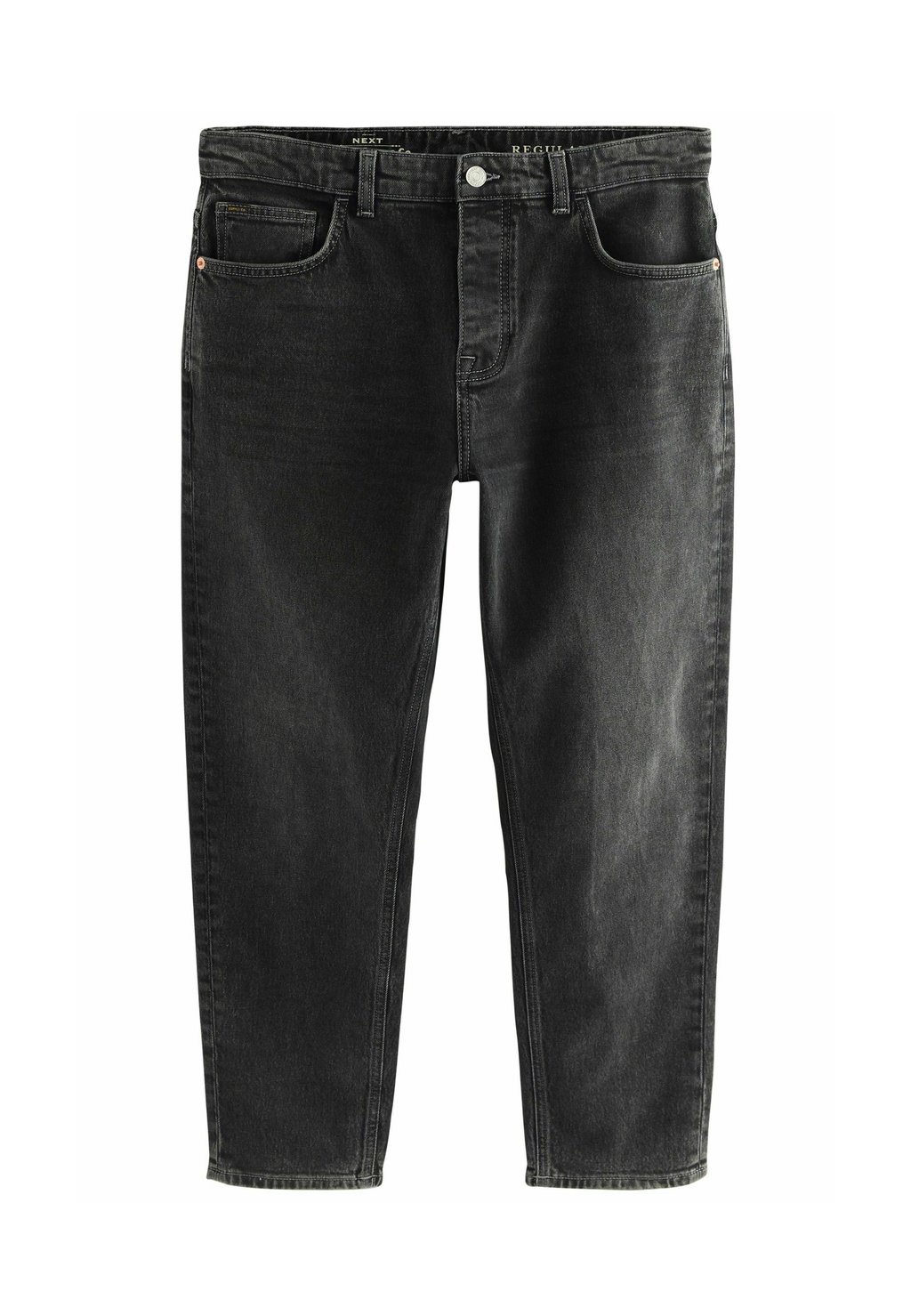 

Джинсы свободного кроя VINTAGE STRETCH AUTHENTIC-REGULAR FIT Next, черный