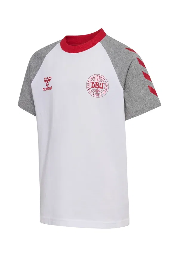 Футболка Hummel Hmljr reg dbu t-shirt s/s print t-shirt, белый — фото 4