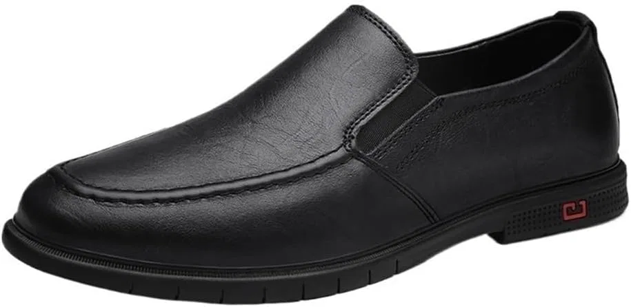 Лоферы мужские, коричневые, Oxford Dress Shoes, Slip-On Classic Formal, Black DHFIRUFSHLO