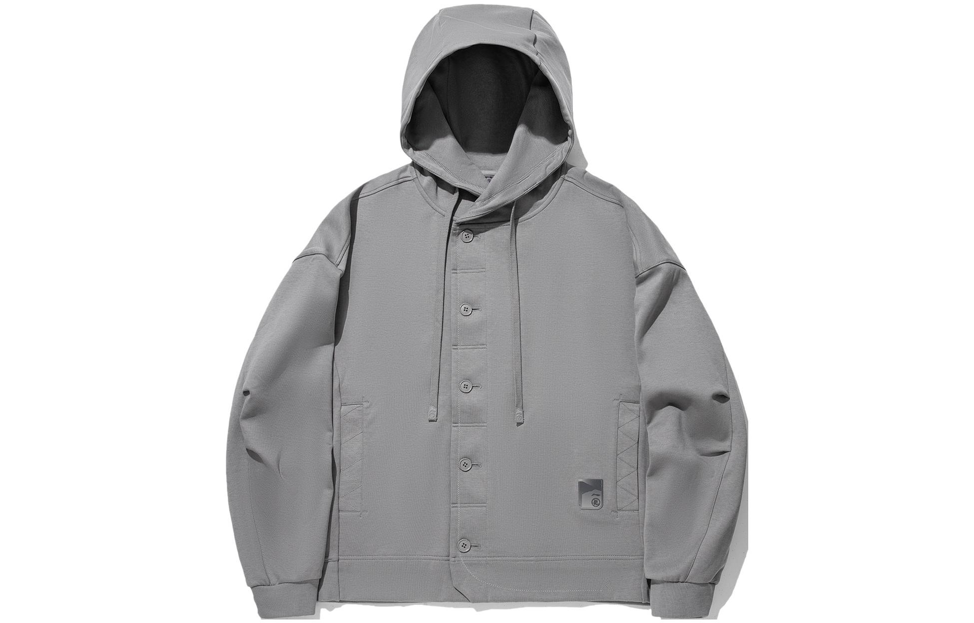 

Толстовка CHENGLONG,LIANMINGKUAN мужская frost gray LiNing, серый