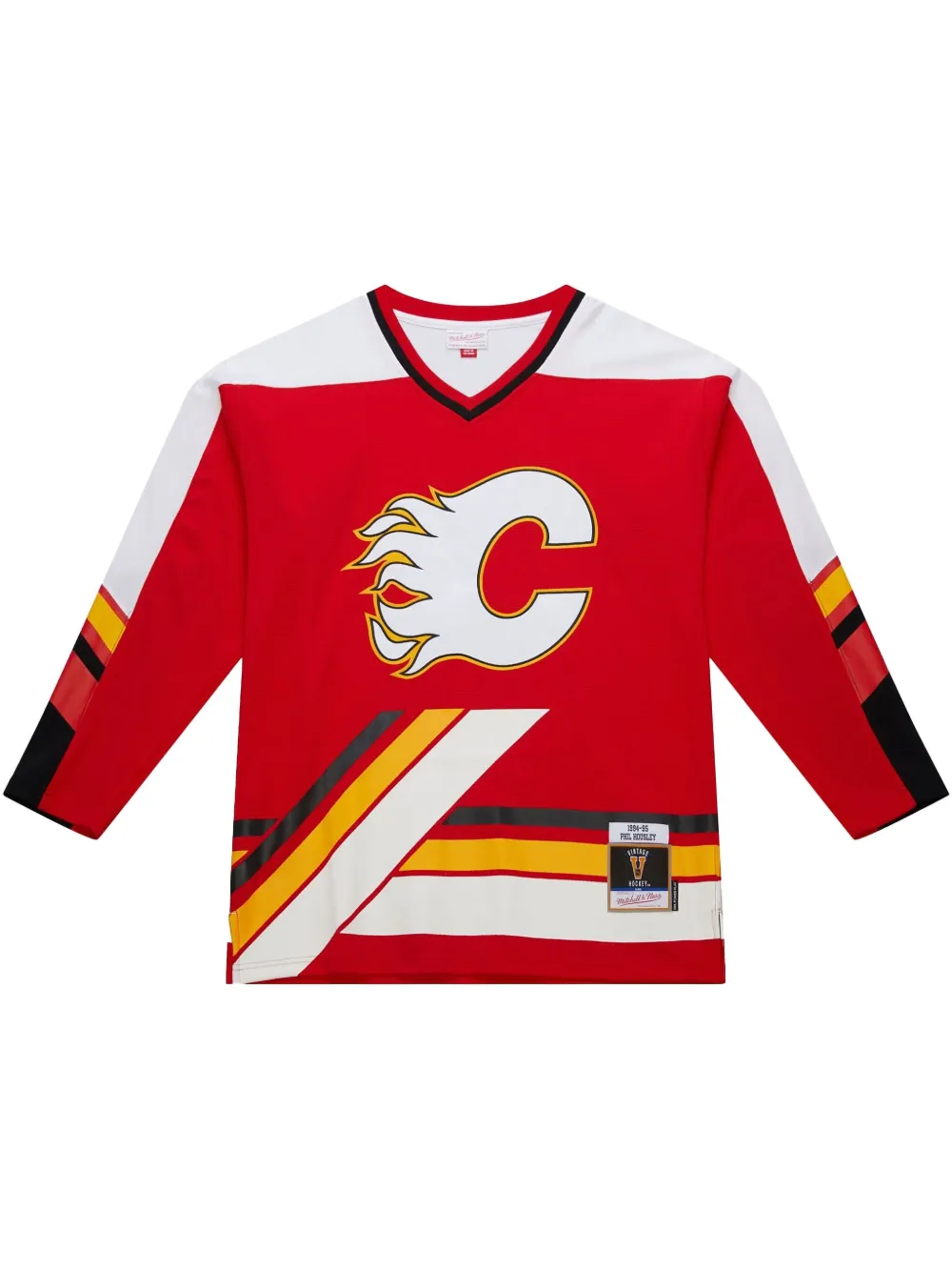 

Топ NHL Dark Flames 1994 Phil Housley Mitchell & Ness, красный