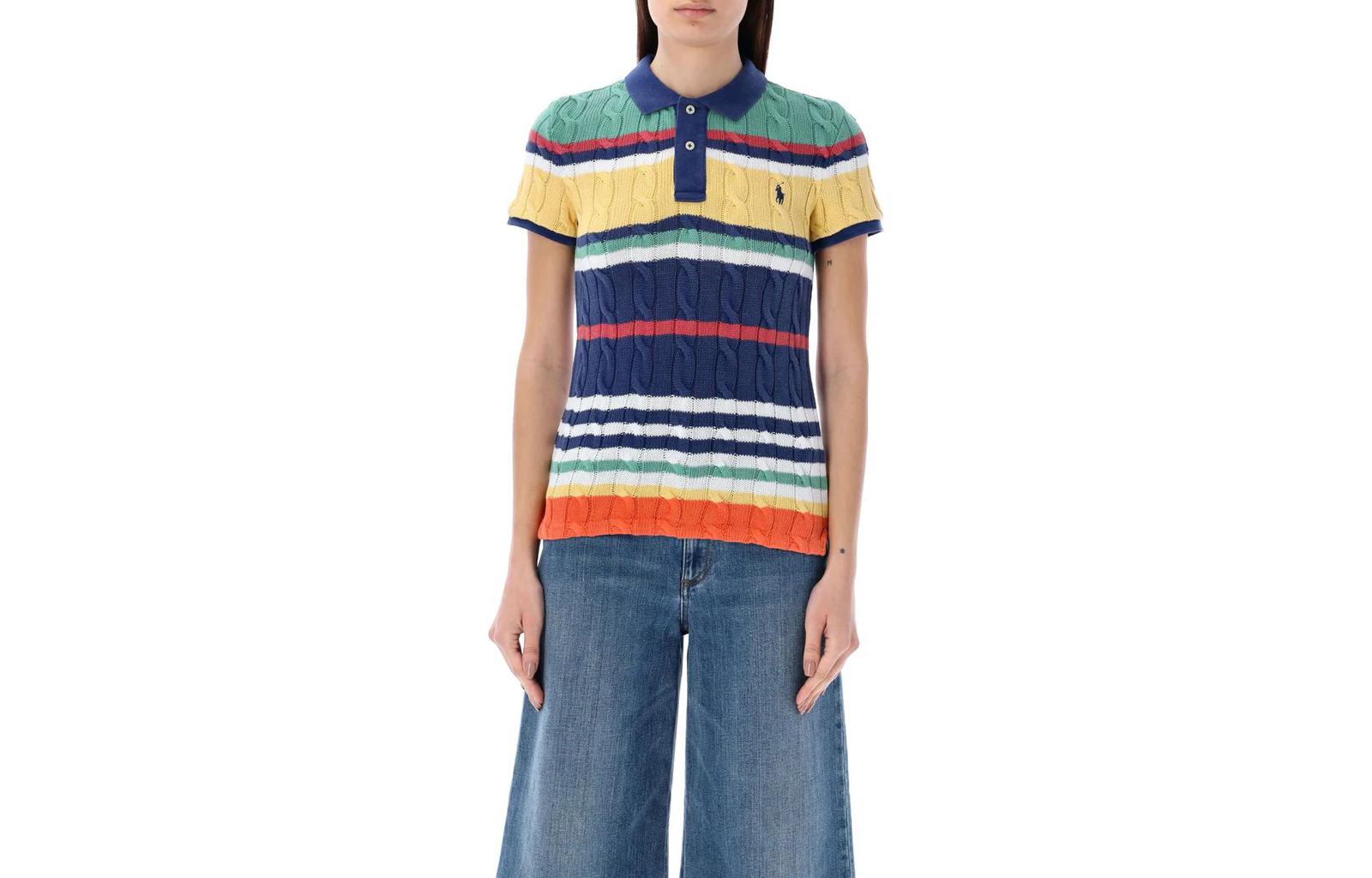 Polo Ralph Lauren Футболка-поло женская Medium Blue — фото 3