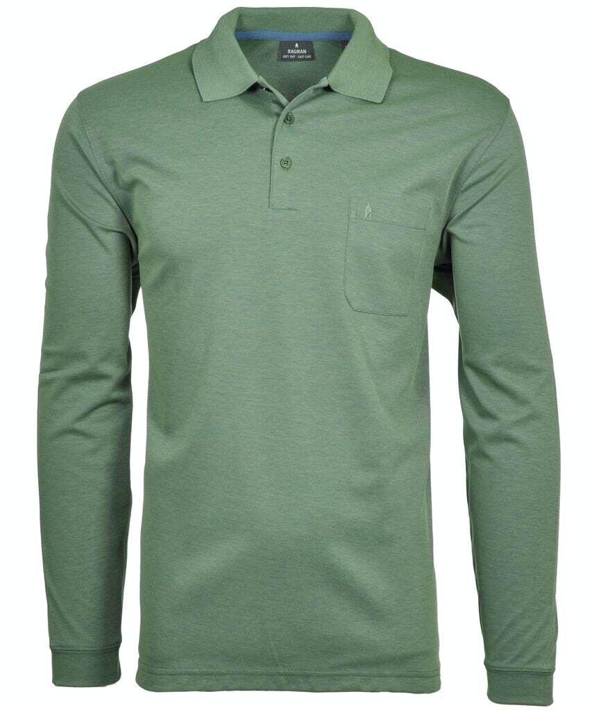 

Поло Ragman Langarm T Shirt, зеленый