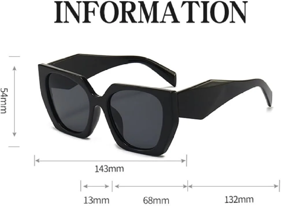 

Большие квадратные женские солнцезащитные очки в винтажном стиле, большие солнцезащитные очки для мужчин и женщин, защита от ультрафиолета UV400 LJTJTAV, Orange Beige