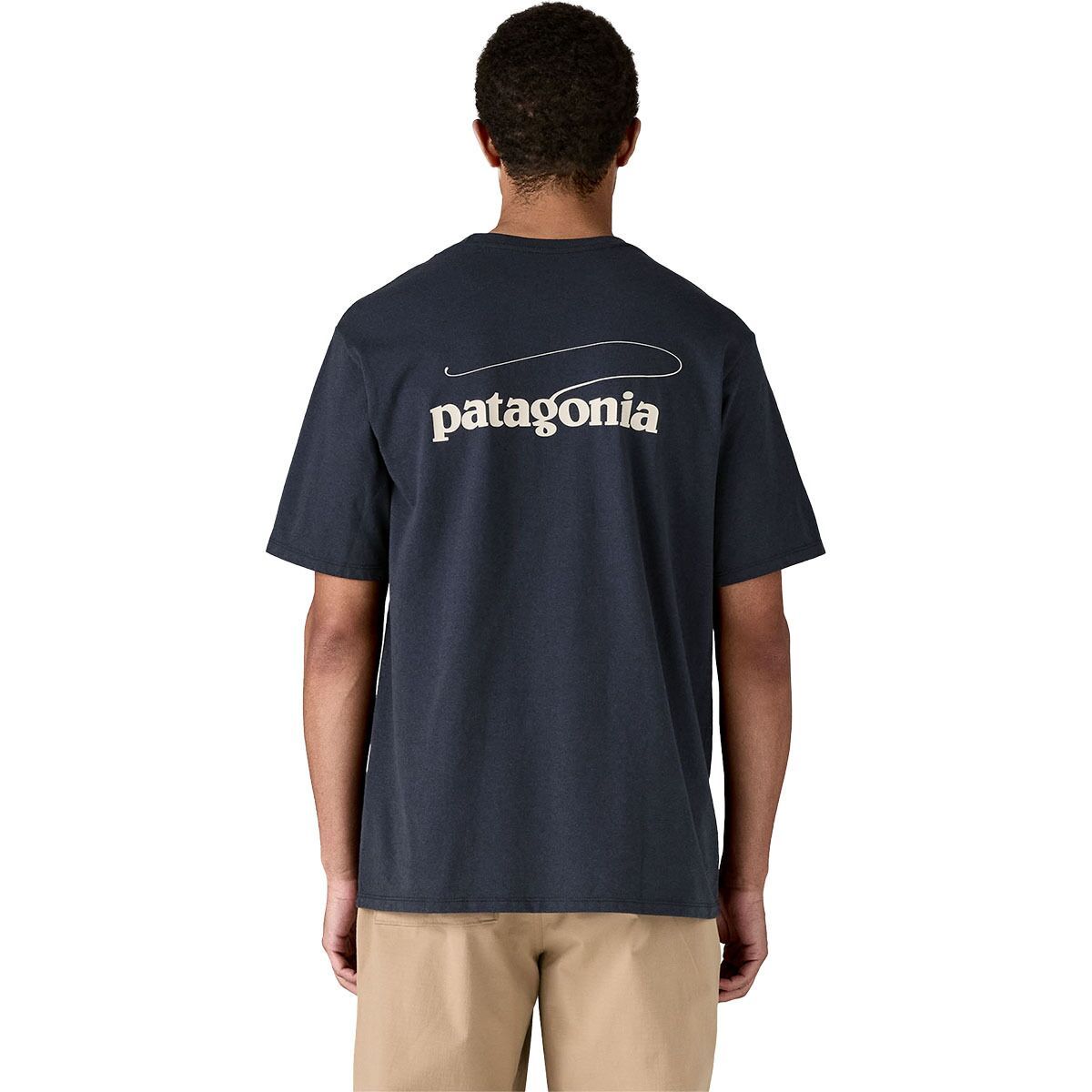 

Футболка Casting Logo Responsibili-Tee Patagonia, цвет smolder blue
