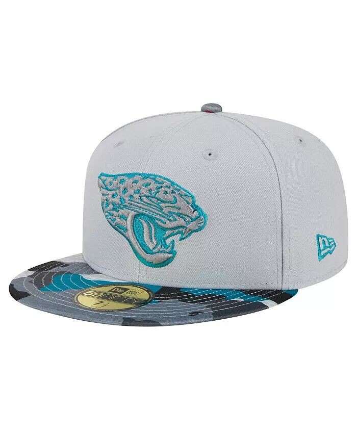 

Мужская серая приталенная шляпа Jacksonville Jaguars Active Camo 59fifty New Era, серый
