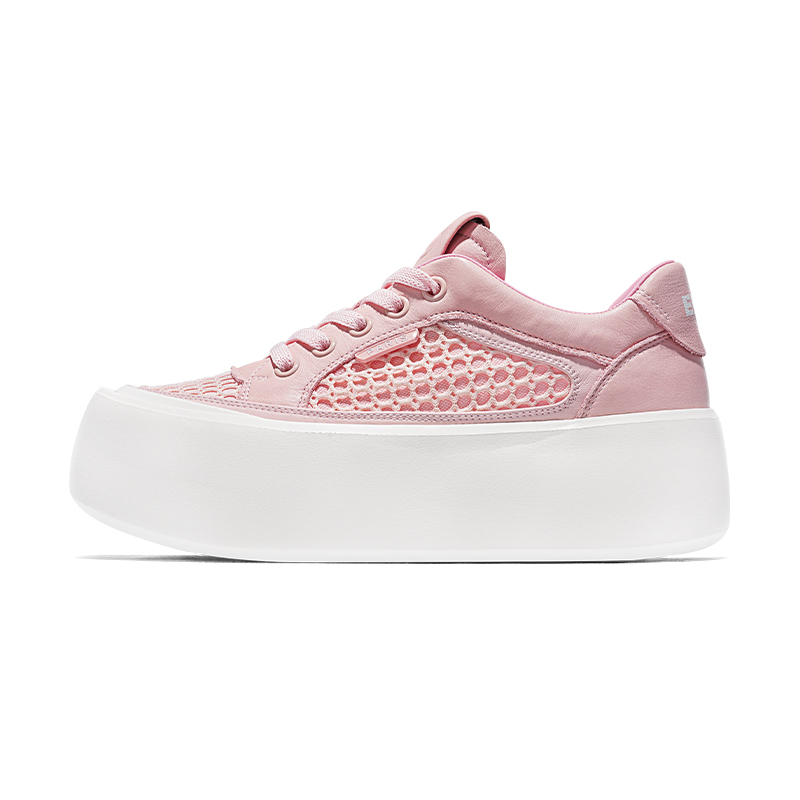 

SALAXI Низкие скейтерские кроссовки унисекс розовые, цвет Pink