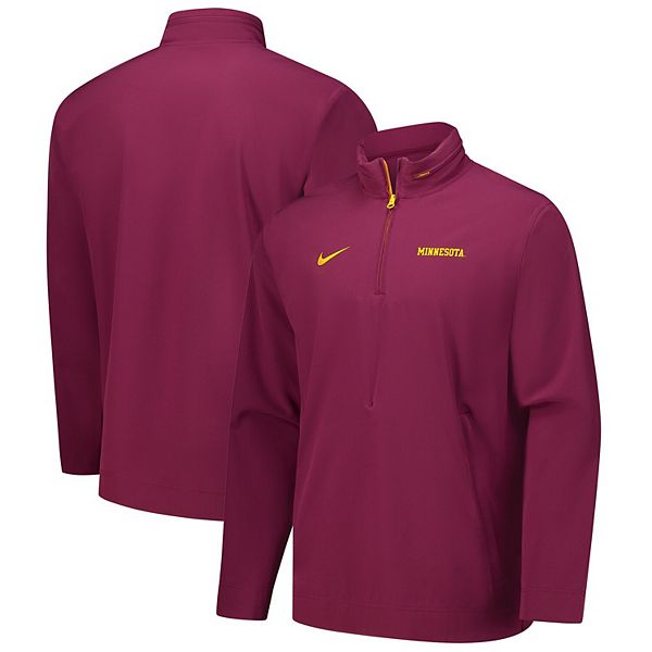 Мужская бордовая толстовка-полузип Minnesota Golden Gophers 2024 Nike — фото 2