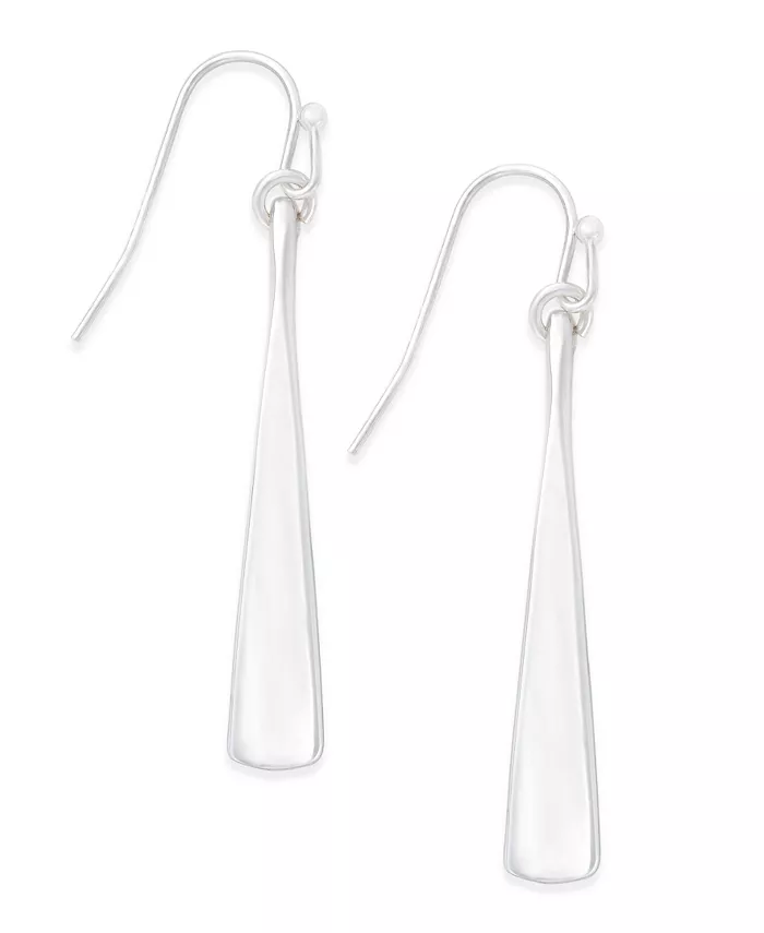 

Миниатюрные скульптурные серьги-капли серебристого тона Lauren Ralph Lauren