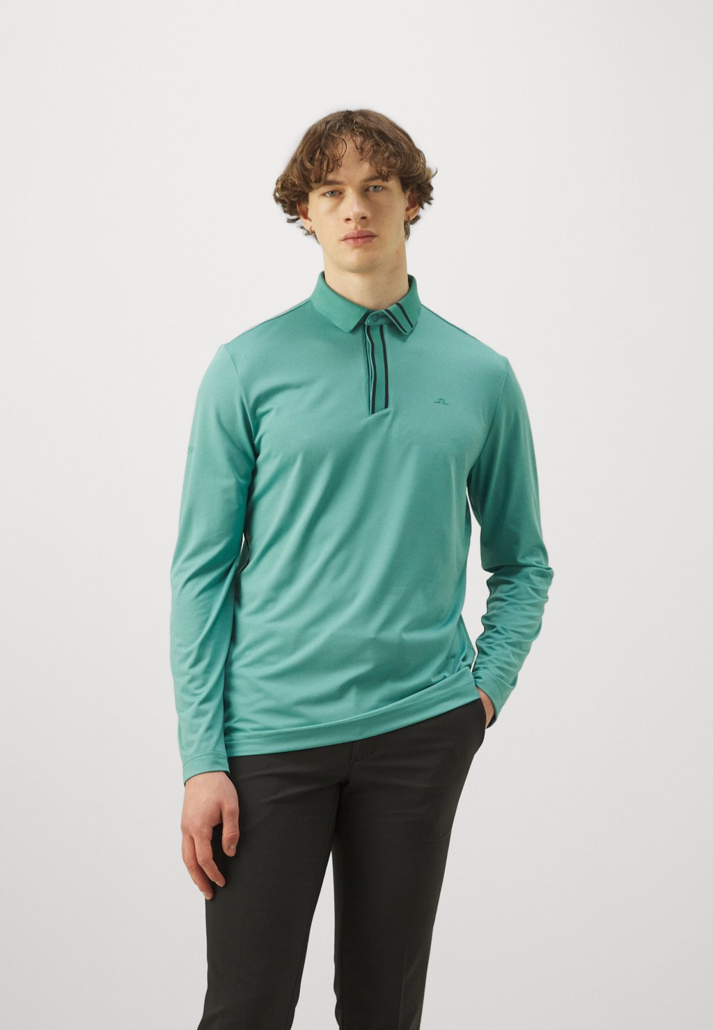 

Рубашка поло LONG SLEEVE J.LINDEBERG Sports, бирюзовый