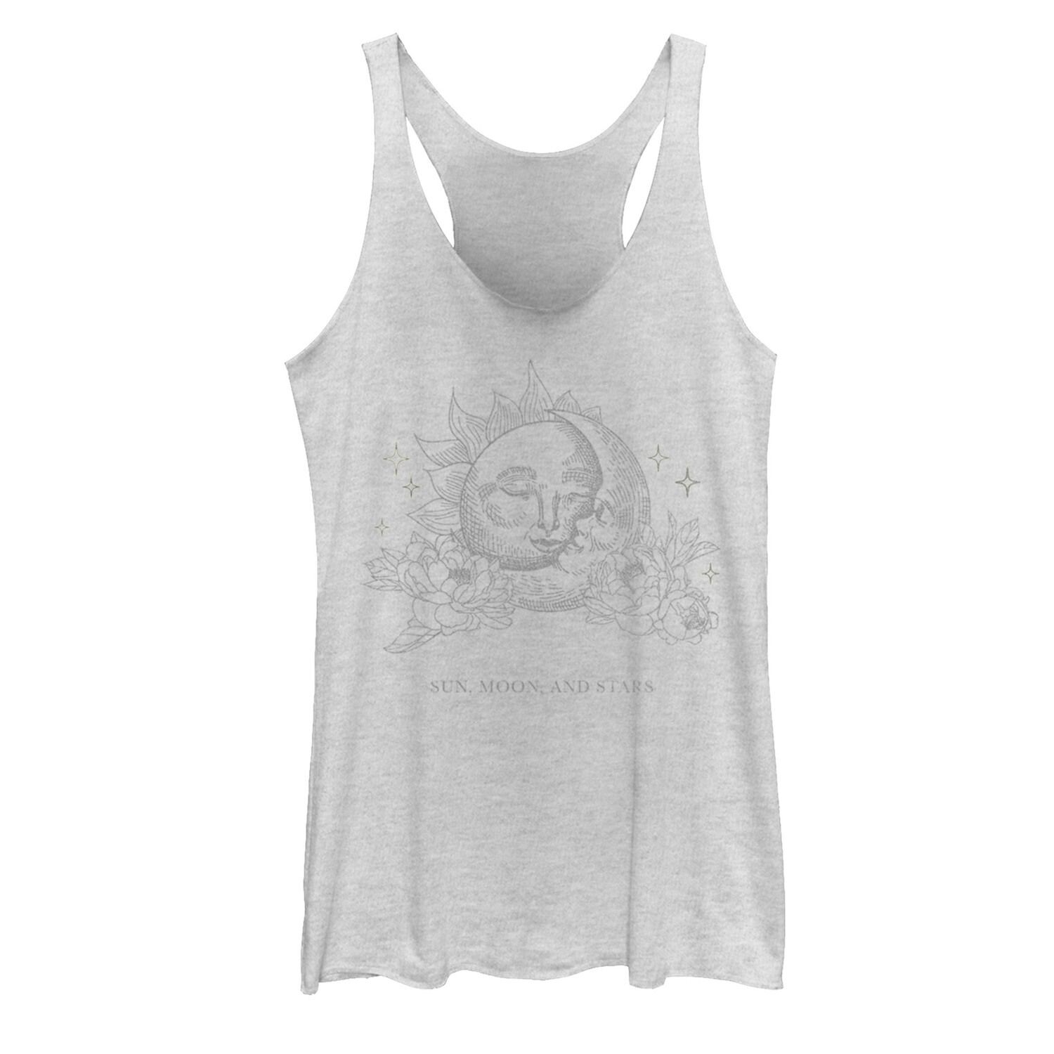 

Детская майка Vintage Sun, Moon And Stars Line Art