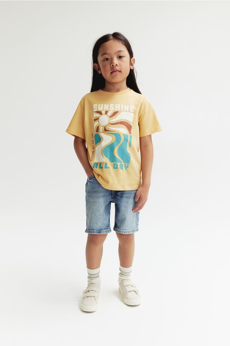 

Футболка с принтом H&M, желтый