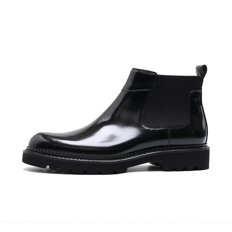 

Короткие мужские ботинки челси Bansley, Black (Genuine Leather)
