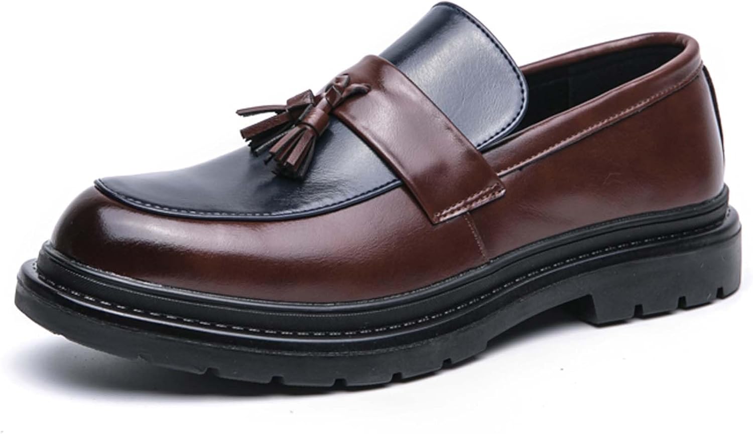 

Мужские лоферы Penny Urban, деловые повседневные, формальные туфли, классические с кисточками, для прогулок, вождения, офиса, униформы, банкетов, свадеб, костюмов, платьев, кожаные туфли Generic, синий