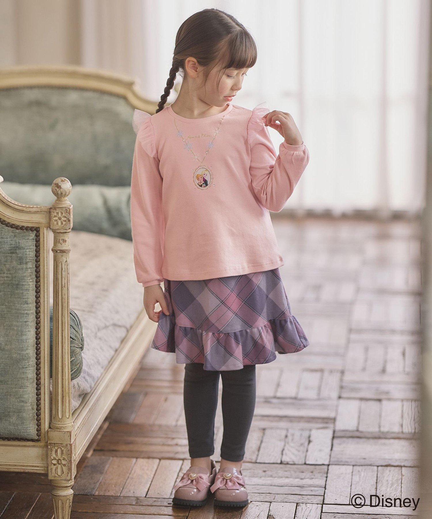 Холодное сердце/Пуловер в стиле ожерелья ANY KIDS, Pink [012] — фото 2