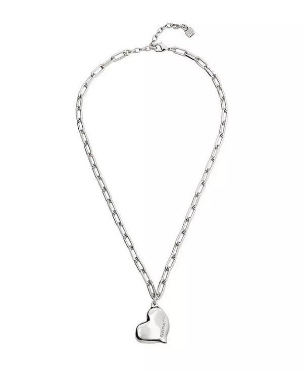 

Колье среднего размера в форме сердца из металлического сплава с покрытием из стерлингового серебра Unode50, silver