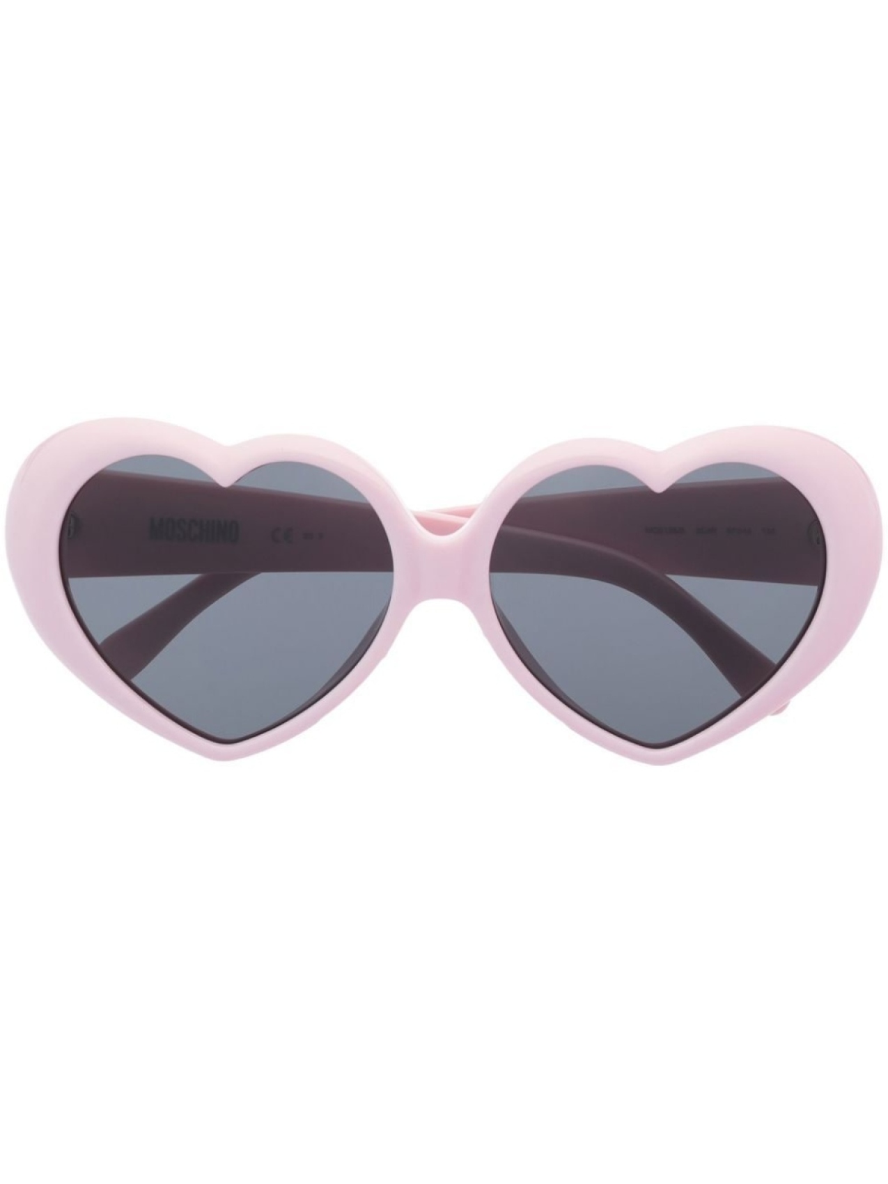 

Moschino Eyewear солнцезащитные очки с оправой в форме сердца, розовый