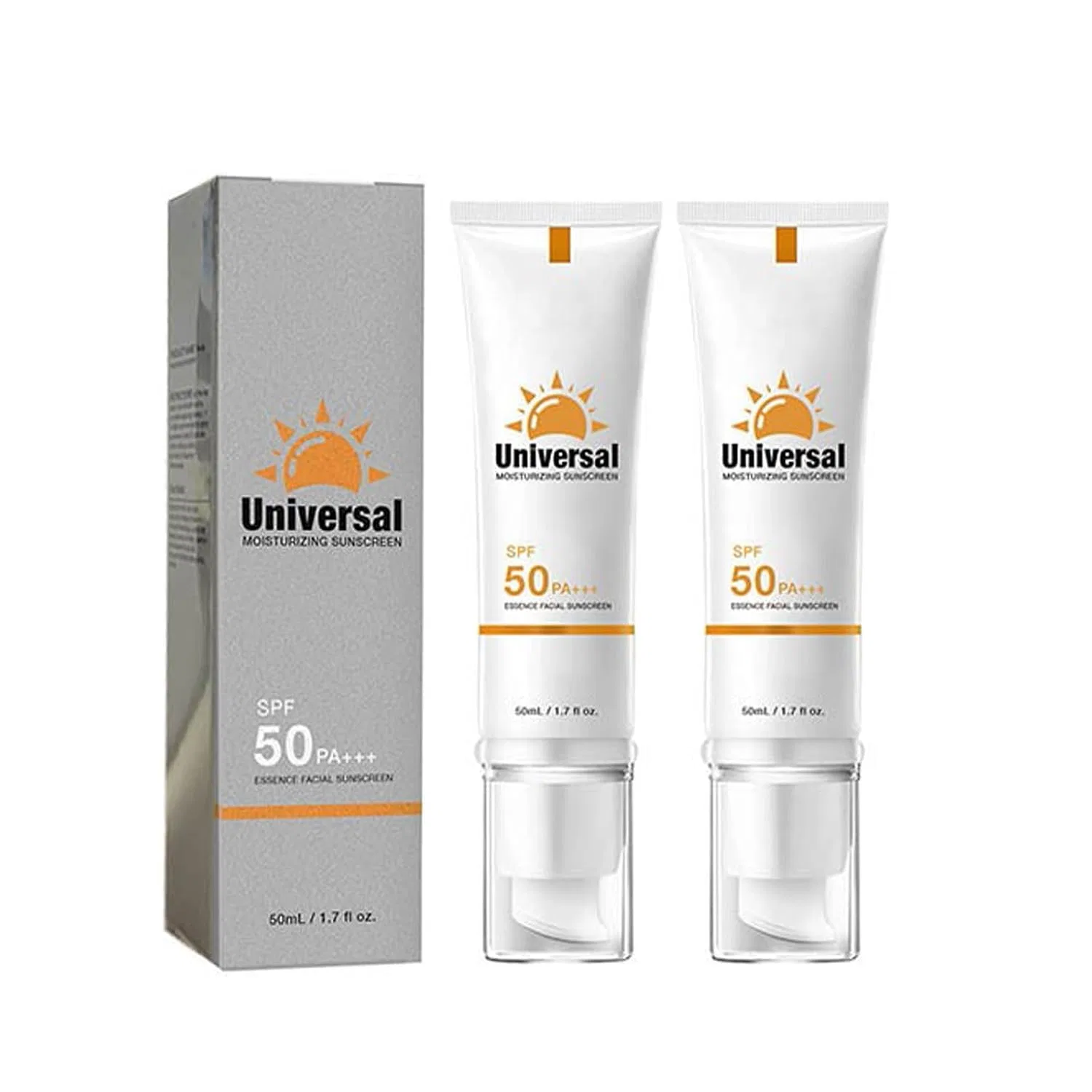 Солнцезащитный крем для лица SPF 50 (2 шт.) Generisch
