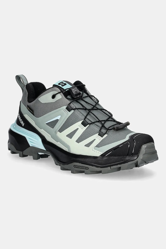Ботинки женские Salomon X Ultra 360 GTX с быстрой шнуровкой, зеленый