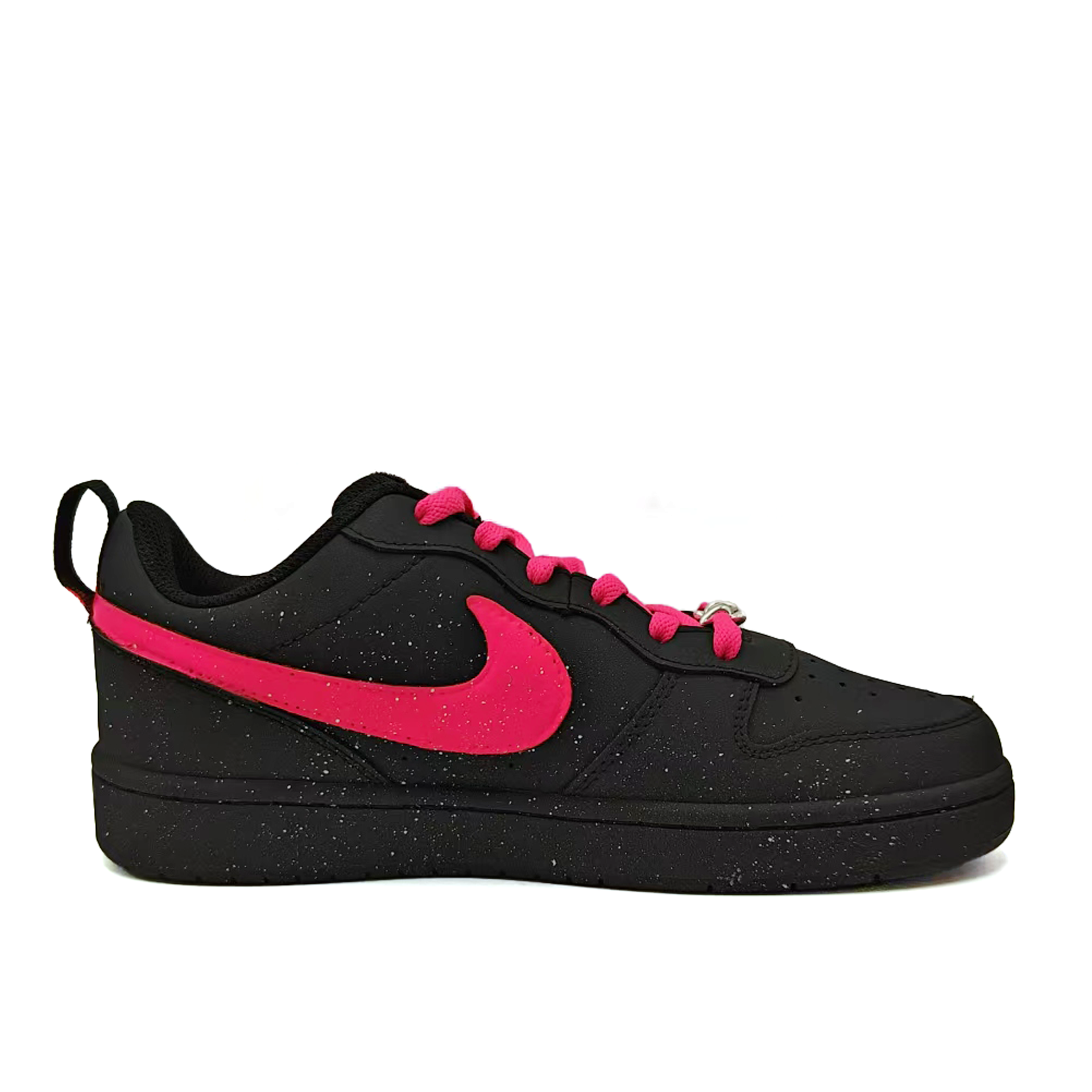 Nike Детские кроссовки для скейтбординга Court Borough 2Court Borough, флуоресцентно-красные, для подростков — фото 2
