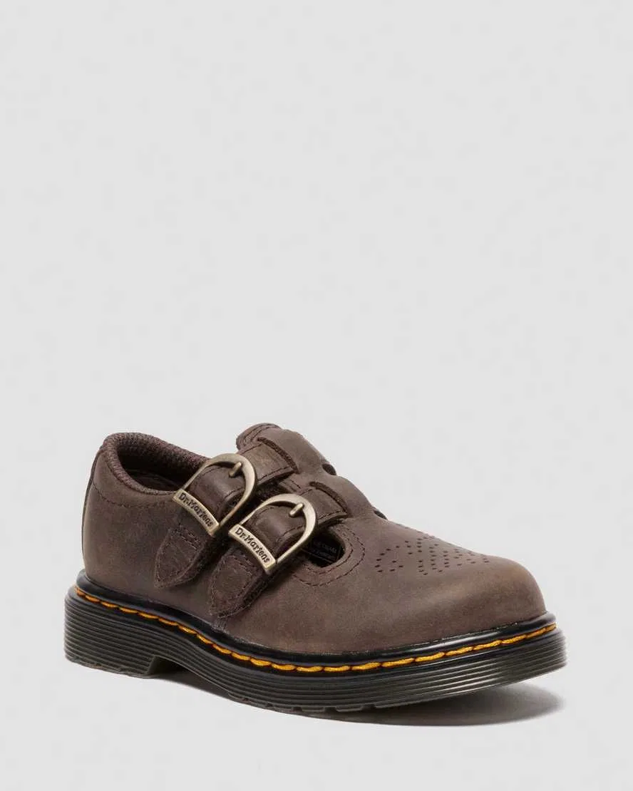 Детские туфли Dr Martens 8065 Mary Jane "Вайоминг", коричневый
