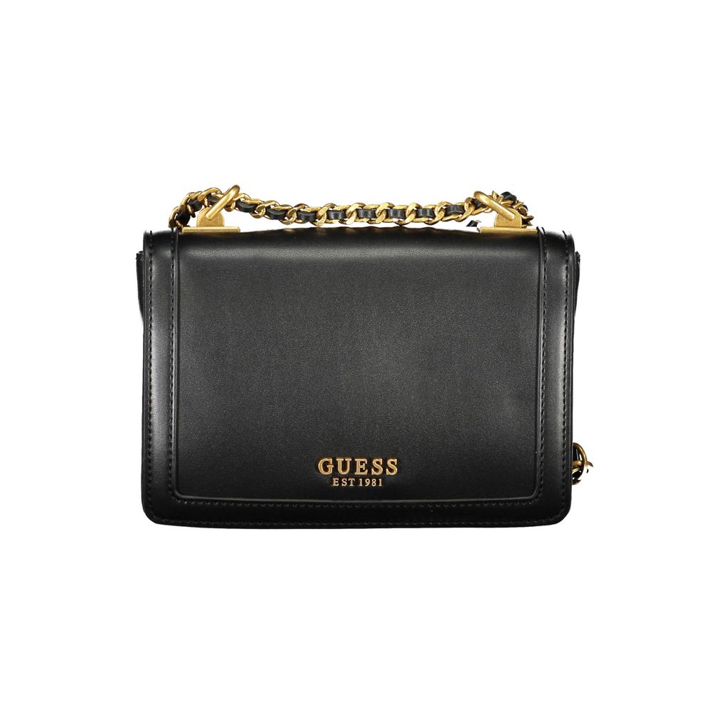 

Черная полиэтиленовая сумка Guess Shoes, черный