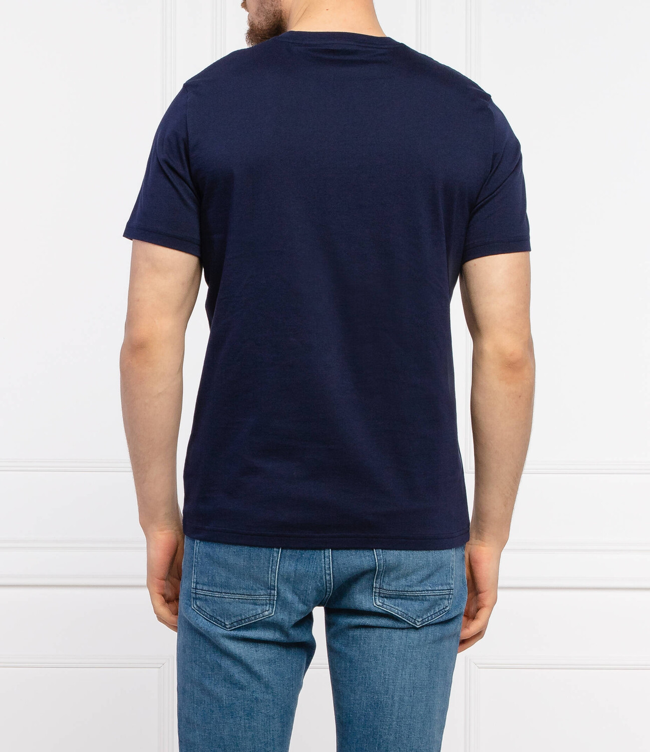 Футболка POLO RALPH LAUREN regular fit, темно-синий — фото 4