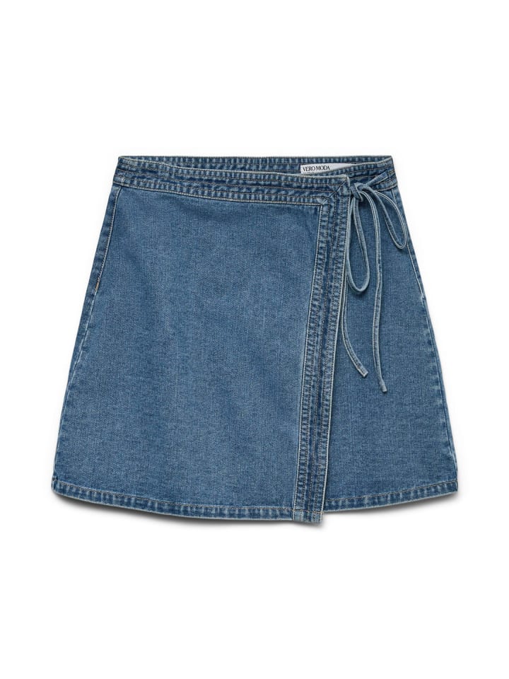 

Юбка до колена Vero Moda, Средне-синий деним