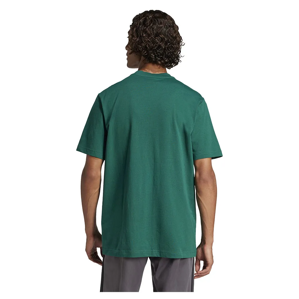 Футболка с коротким рукавом adidas Essentials Small Logo Single Jersey, зеленый — фото 2