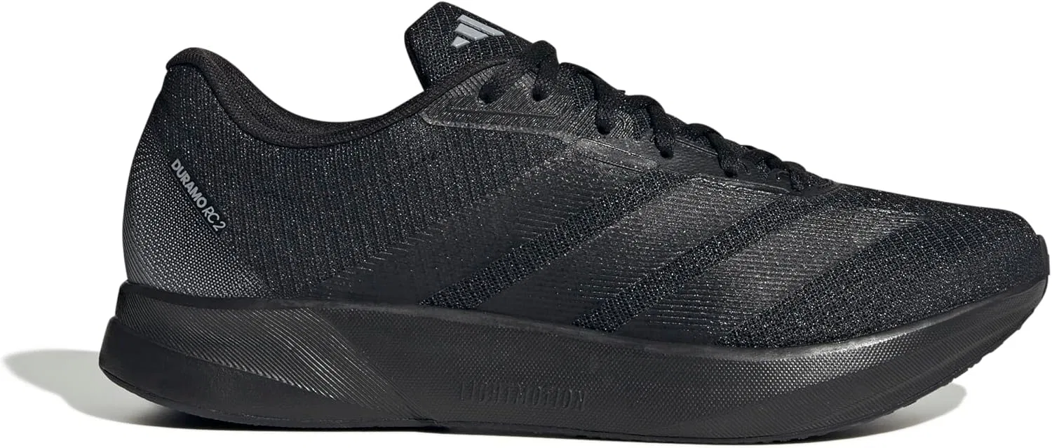 Мужские беговые кроссовки Adidas JS4429 Duramo RC2 M, цвет Core, черно-белый — фото 2
