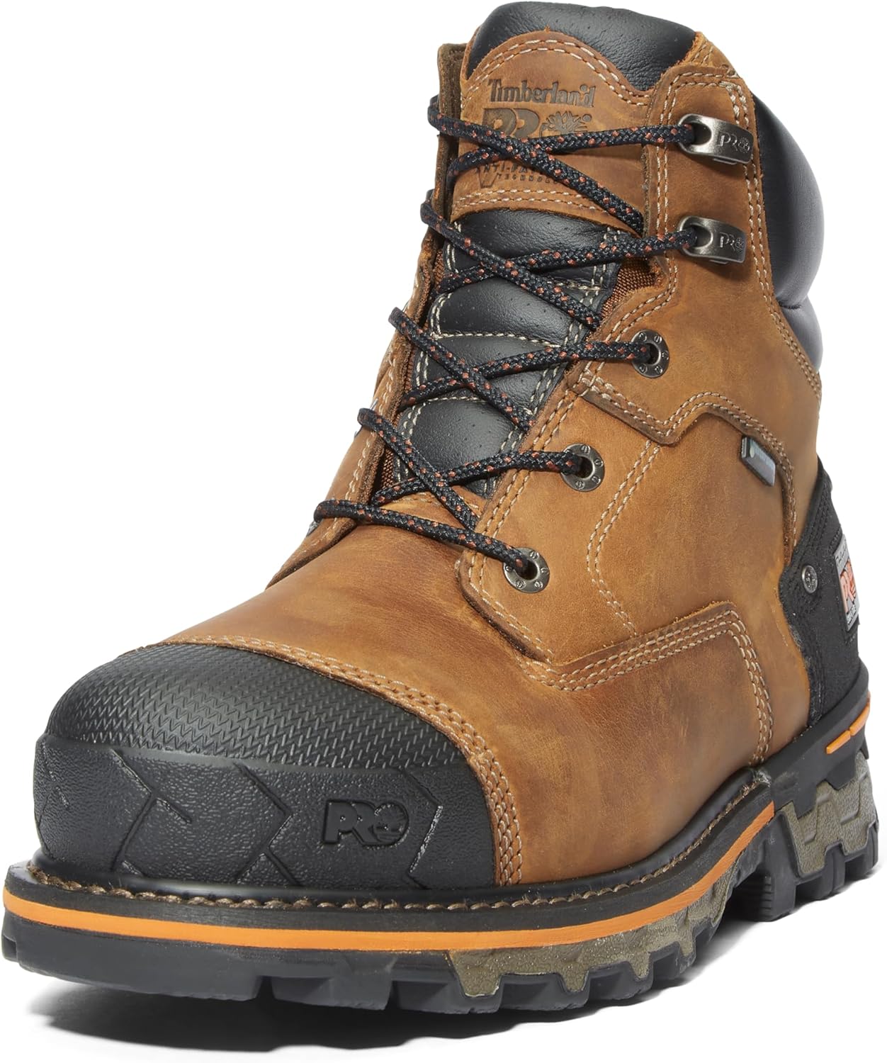 

Timberland PRO мужские 6-дюймовые рабочие ботинки Boondock Soft Toe WP, Brown