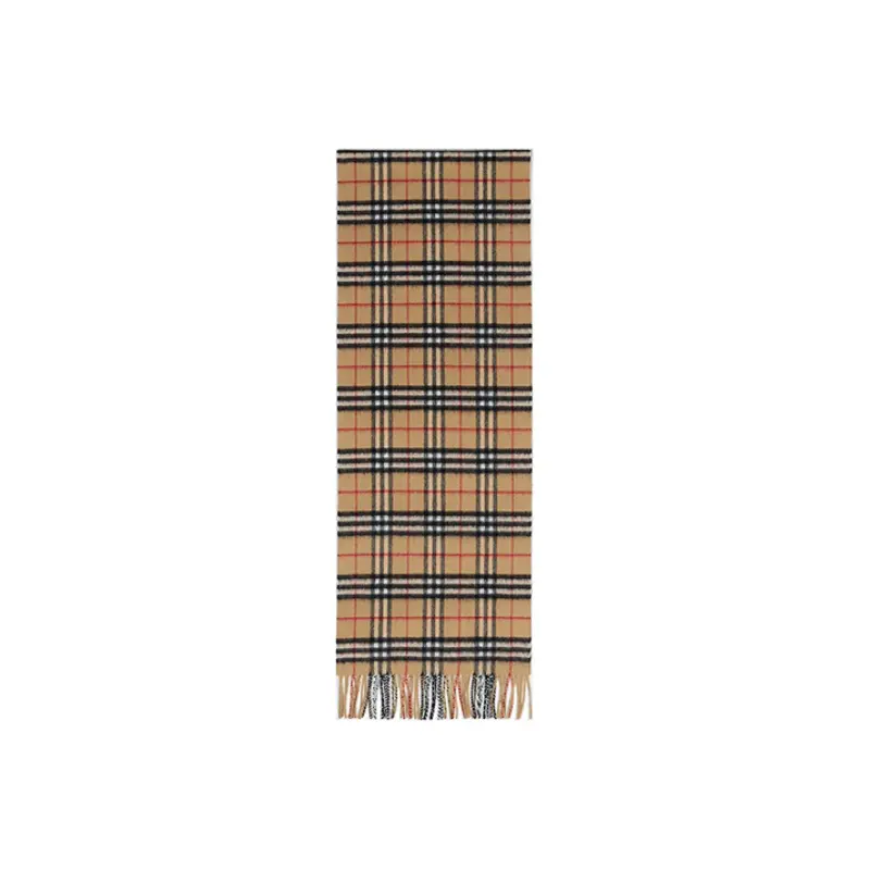 

Burberry Кашемировый вязаный шарф унисекс, Yellow