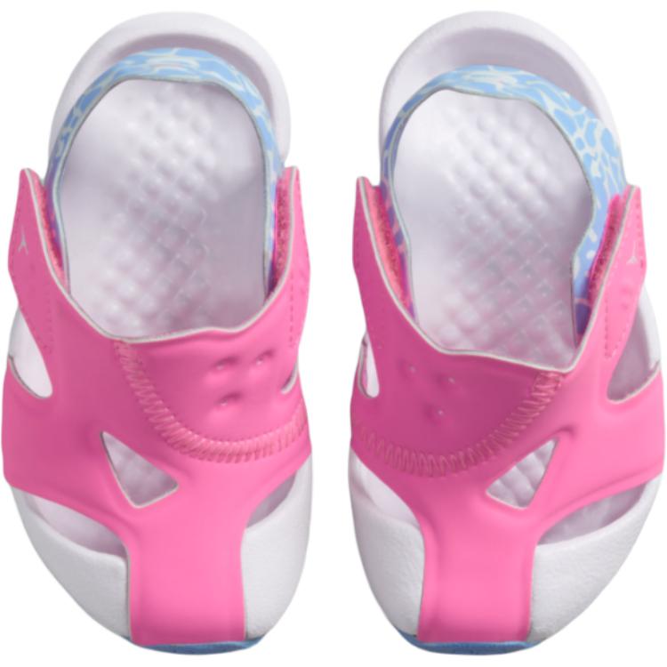 Jordan Flare Low top Toddler Shoes Pink Blue White Infant And Toddler — фото 4