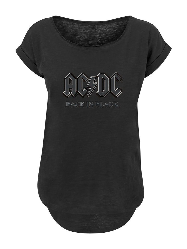 

Футболка AC/DC Back in Black в черном цвете F4NT4STIC, Черный, Футболка AC/DC Back in Black в черном цвете F4NT4STIC