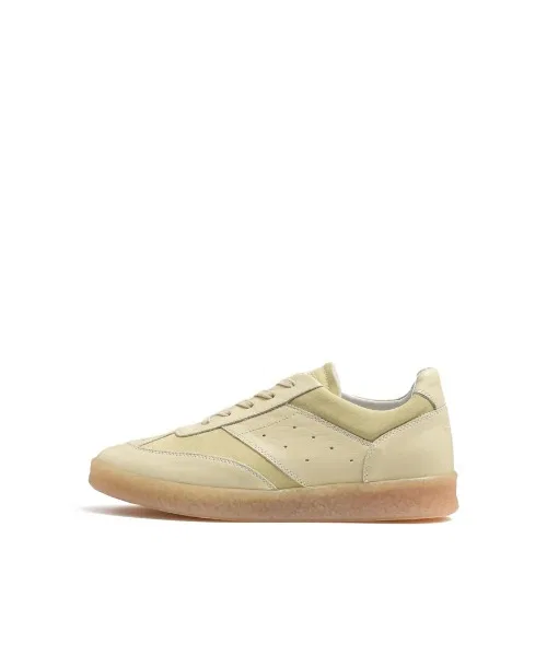 Мужские кроссовки из кожи MM6 Maison Margiela бежевые