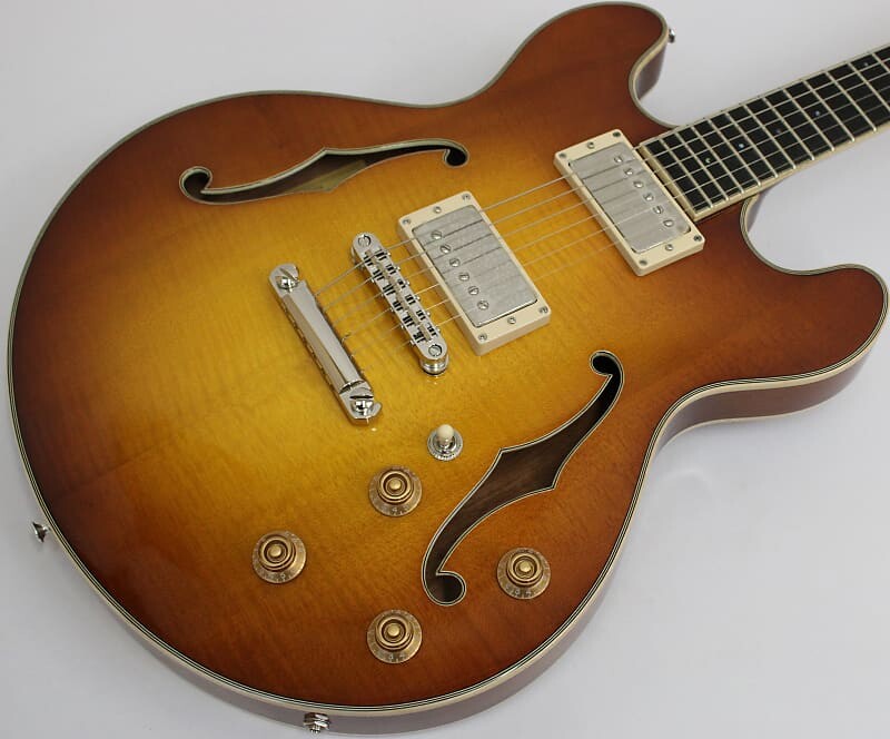 

Электрогитара Eastman T185MX Thinline Archtop Electric Guitar, Goldburst