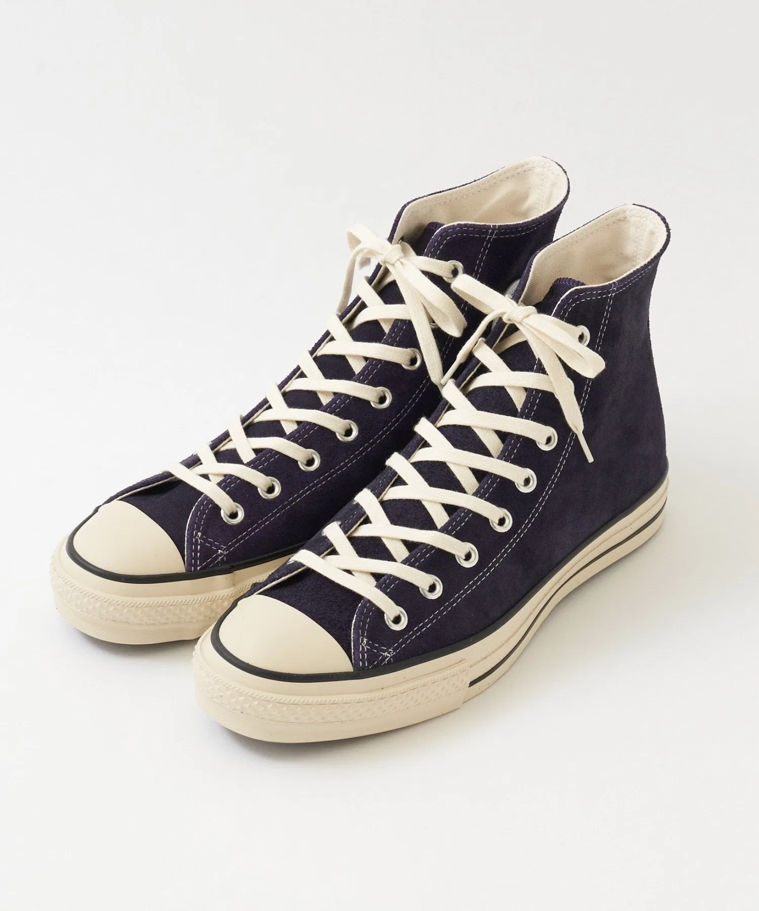 Мужские замшевые кроссовки Converse All Star J HI фиолетовые