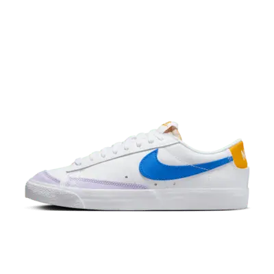 

Кроссовки Nike Blazer Low '77, цвет White/Alchemy Pink/Sundial/Photo Blue